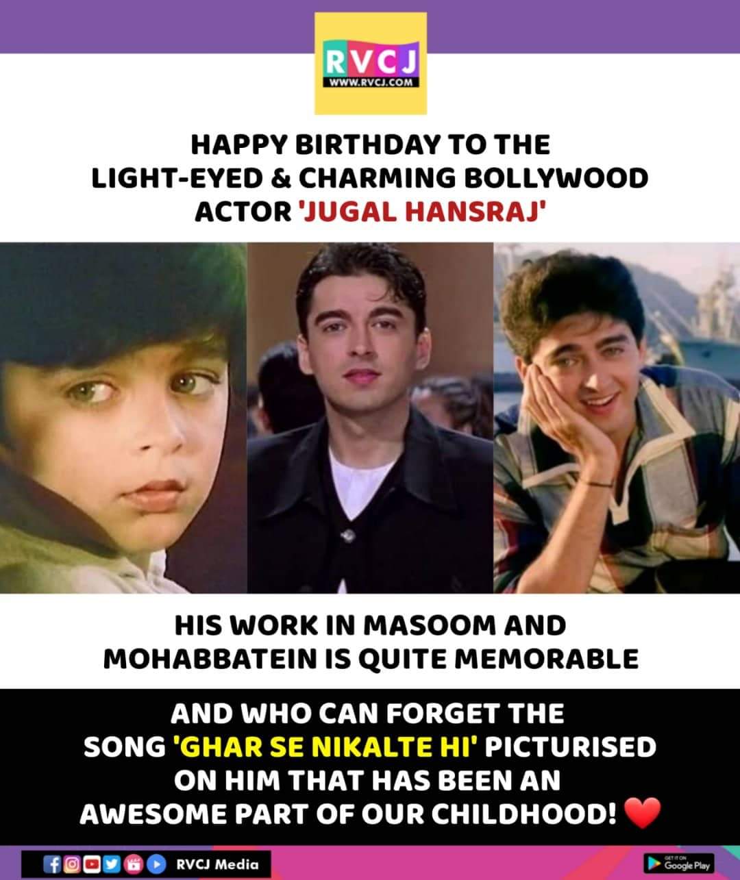Happy Birthday Jugal Hansraj!     