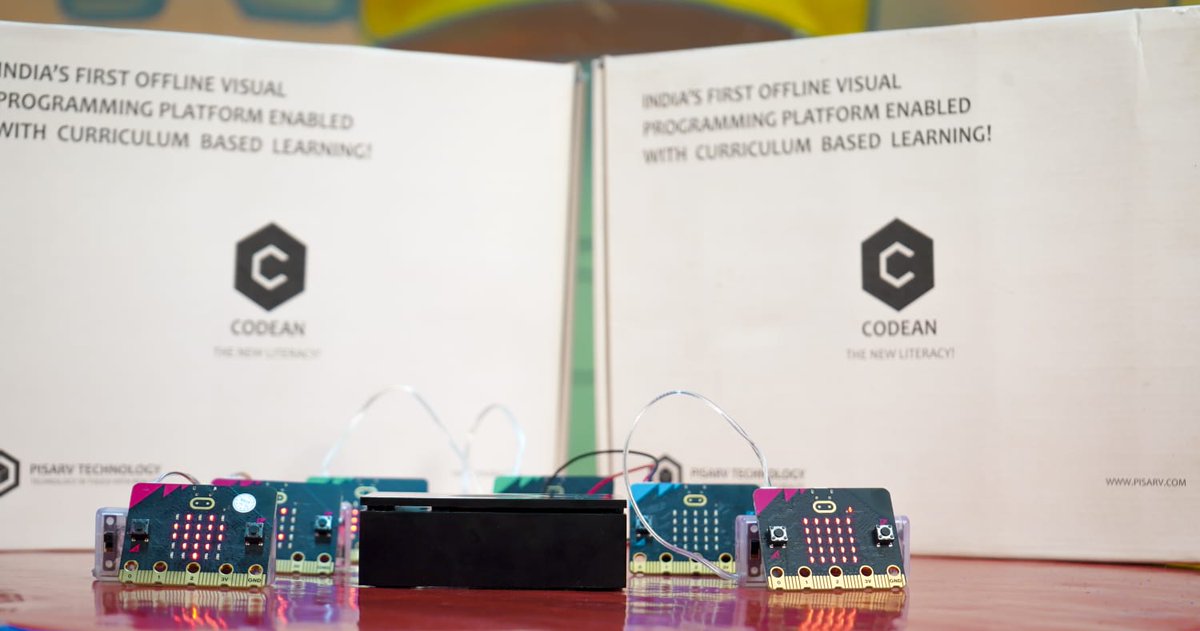 pisarv's tweet image. Om Namah Shivay 🙏🙏🙏 Introducing CoDeAn Robotics to the world.
It is a revolutionary programming tool for schools to teach coding offline with a graded curriculum from class 1st to 12th with Four CoDeAn PSC for Robotics and Hardware activities.
#pisarv #codean #offlinecoding