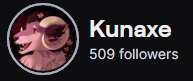 Kunaxe's tweet photo. 500! It feels nice to hit a big milestone tysm 🫠💜 https://t.co/N9zcrSMRnT