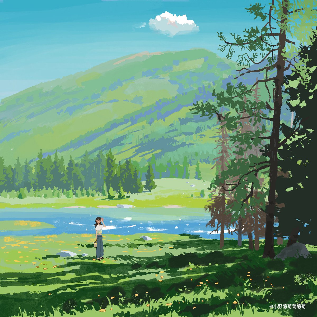 OlitraW's tweet photo. 今年的夏天🎨 https://t.co/8tpwK1irkr