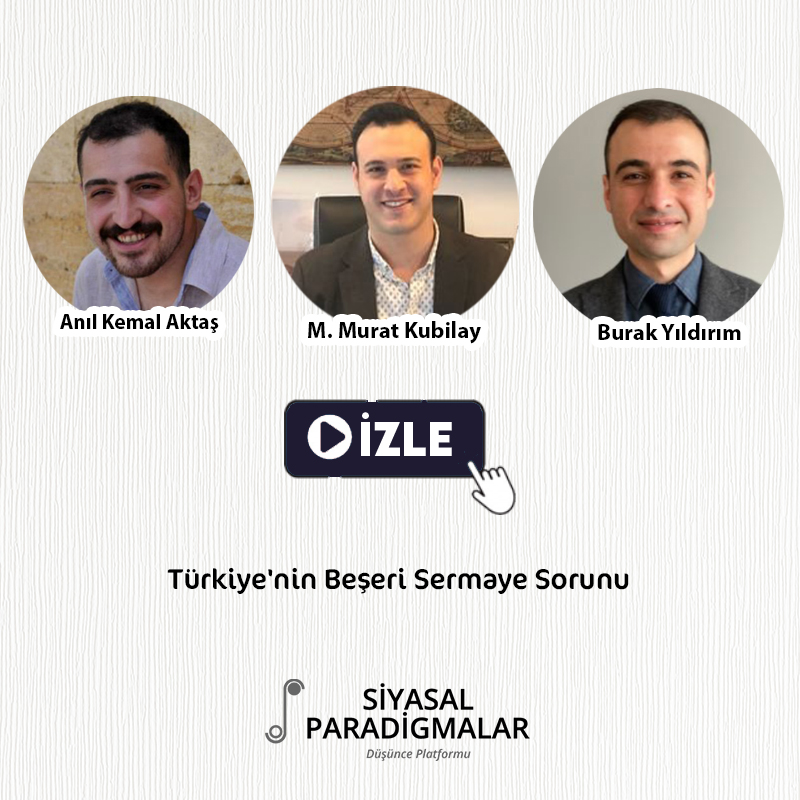 M. Murat Kubilay, Burak Yıldırım ve Anıl Kemal Aktaş, Siyasal Paradigmalar Düşünce Platformu’nda; Türkiye’nin Beşeri Sermaye Sorunu’nu konuştu. Yayına siyasalparadigmalar.org/turkiyenin-bes… adresinden ulaşabilirsiniz.

🎙 <a href="/mmkubilay/">Dr. M. Murat Kubilay</a> @ltburakyildirim <a href="/anilkemal/">Anıl Kemal Aktaş</a>