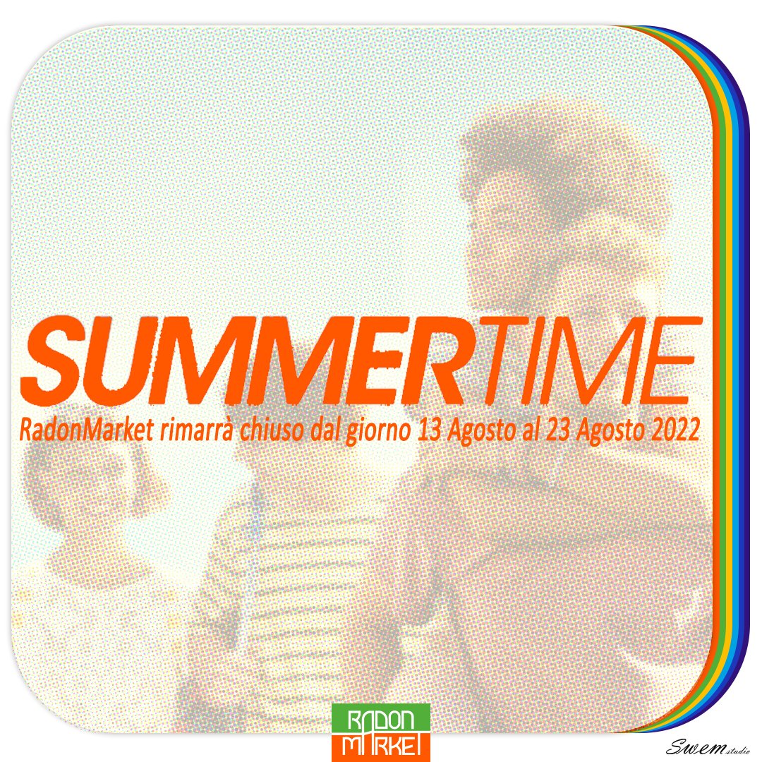 🌞 The RadonMarket shipping office will be closed from the day: August 13, 2022, to August 23, 2022
🌞 It will still be possible to place orders online
🌞 The shipments will take place from the day: August 24th
🌞 As well as, it will be possible to contact us.

#summertime #radon