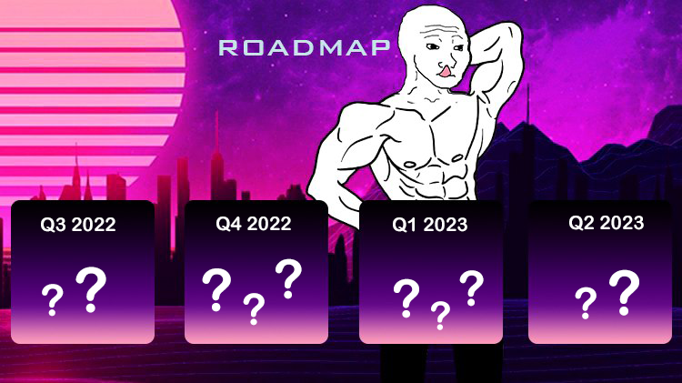 We are working hard 💪 on our #roadmap 🗺️
Any #comments or #suggestions? 🧐
We are planning many #Giveaways &amp; #Contests 🎁
🥳🥳🥳
#IBCMemesWojak #Stargaze #Cosmos #IBCGang #NFT #NFTGiveaways