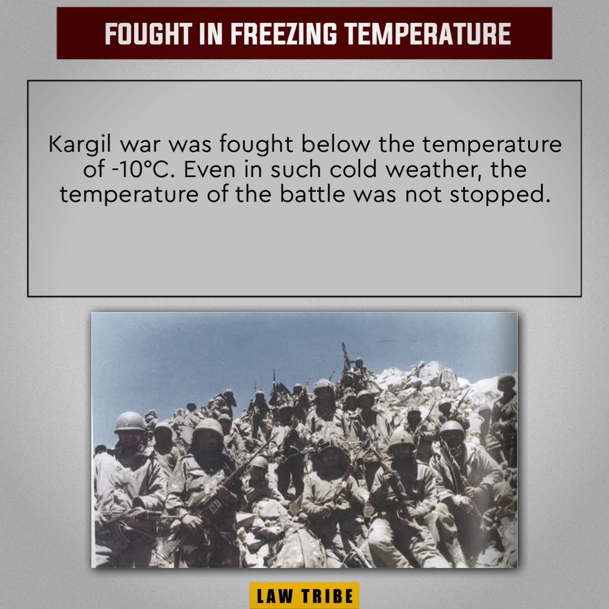 lawtribeoff's tweet photo. On July 26, India will commemorate Kargil Vijay Diwas, 
Here are 5 Unknown facts about the Kargil War!

#kargilwar #kargilvijaydiwas #kargilwar1999 #kargilwarheroes #kargilwarmemorial #kargilvijaydivas #kargilvijaydivas #didyouknow #26thjuly #lawtribe https://t.co/agktMOIzKg
