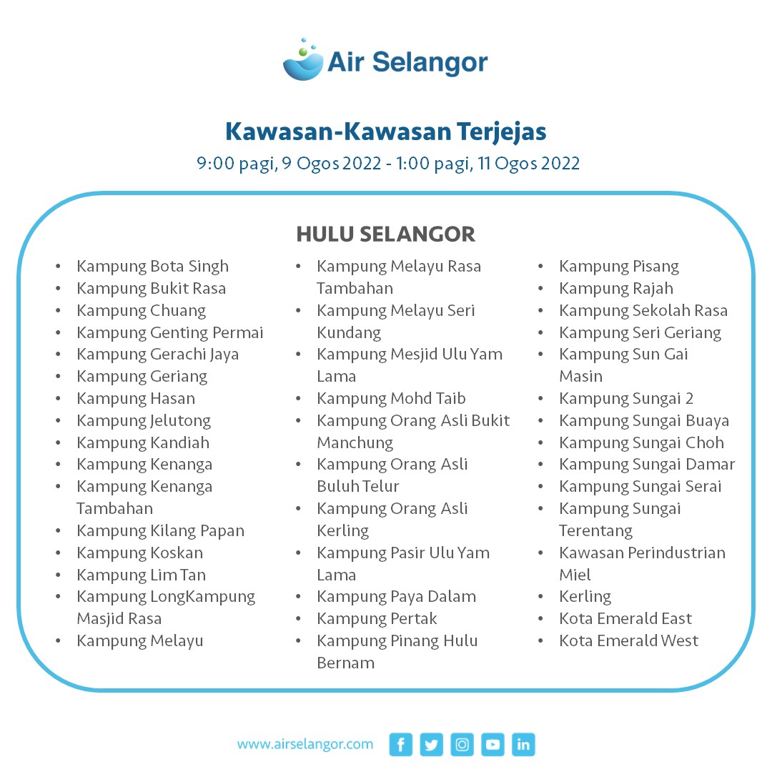 Air Selangor tweet media