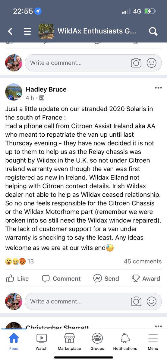 Walk_L_1980's tweet photo. @Citroen @CitroenUK @BBCWatchdog  surely someone must be able to make contact with this gentleman and help him out? https://t.co/u4tzgk4SQd