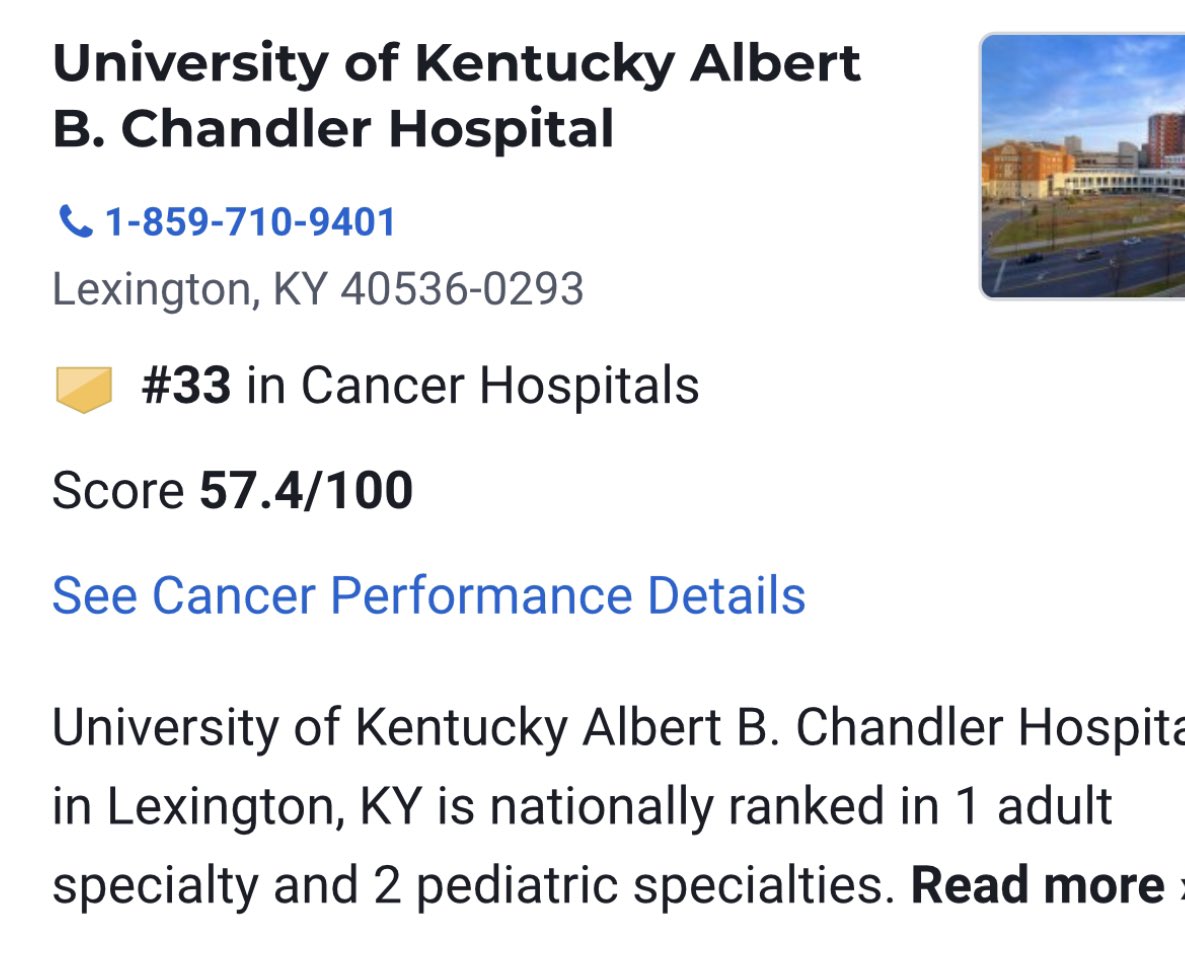 Reshma Ramlal (@reshmaramlal2) on Twitter photo Proud to work <a href="/UKMarkey/">Markey Cancer Center</a> - ranked in the top 50 of US Cancer Centers for the 6th year in a row. <a href="/UK_HealthCare/">UK HealthCare</a> Proud to work <a href="/UKMarkey/">Markey Cancer Center</a> - ranked in the top 50 of US Cancer Centers for the 6th year in a row. <a href="/UK_HealthCare/">UK HealthCare</a>
