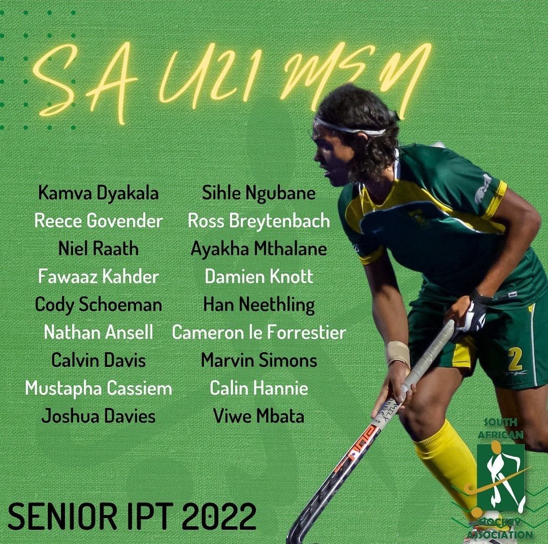 Very proud! 2xSACS OBs Nathan Ansell (HB 2020 &amp; SACS U16D coach) and Damian Knott (2021 &amp; SACS Junior U10B coach) selected for SA🇿🇦U21 Wishing you the best on your international journeys! We’re lucky they are current SACS coaches and giving international experience to our boys!