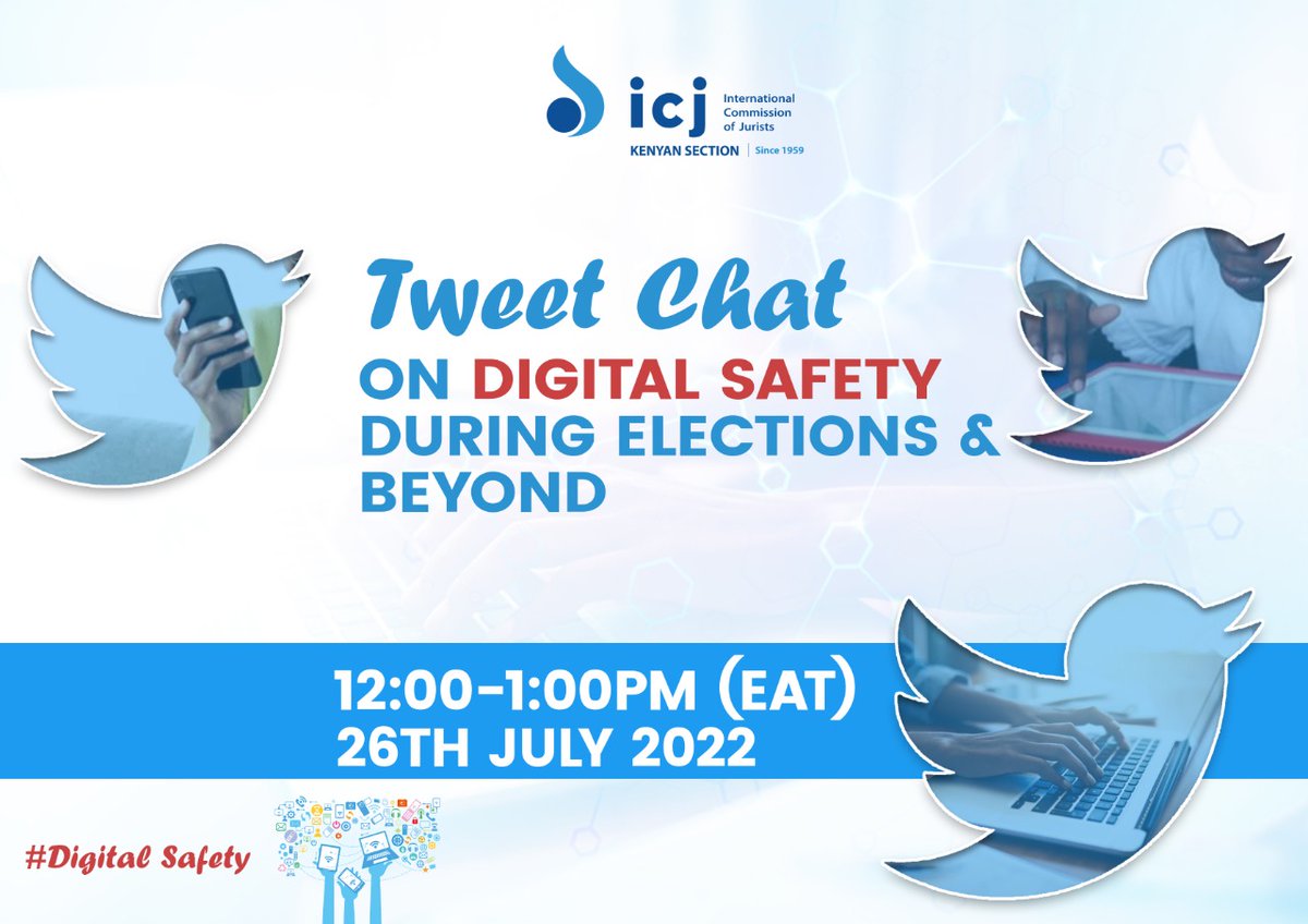 3 Hours To Go: Join us at 12:00pm EAT as we discuss, 'Digital Safety During Elections and Beyond.'