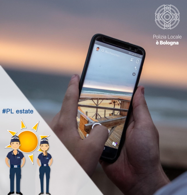 Bello postare foto e racconti delle vacanze ma facciamolo quando siamo già tornati a casa! L’informazione potrebbe raggiungere non solo gli #amici 😉….. #furto #sicurezza #PLestate