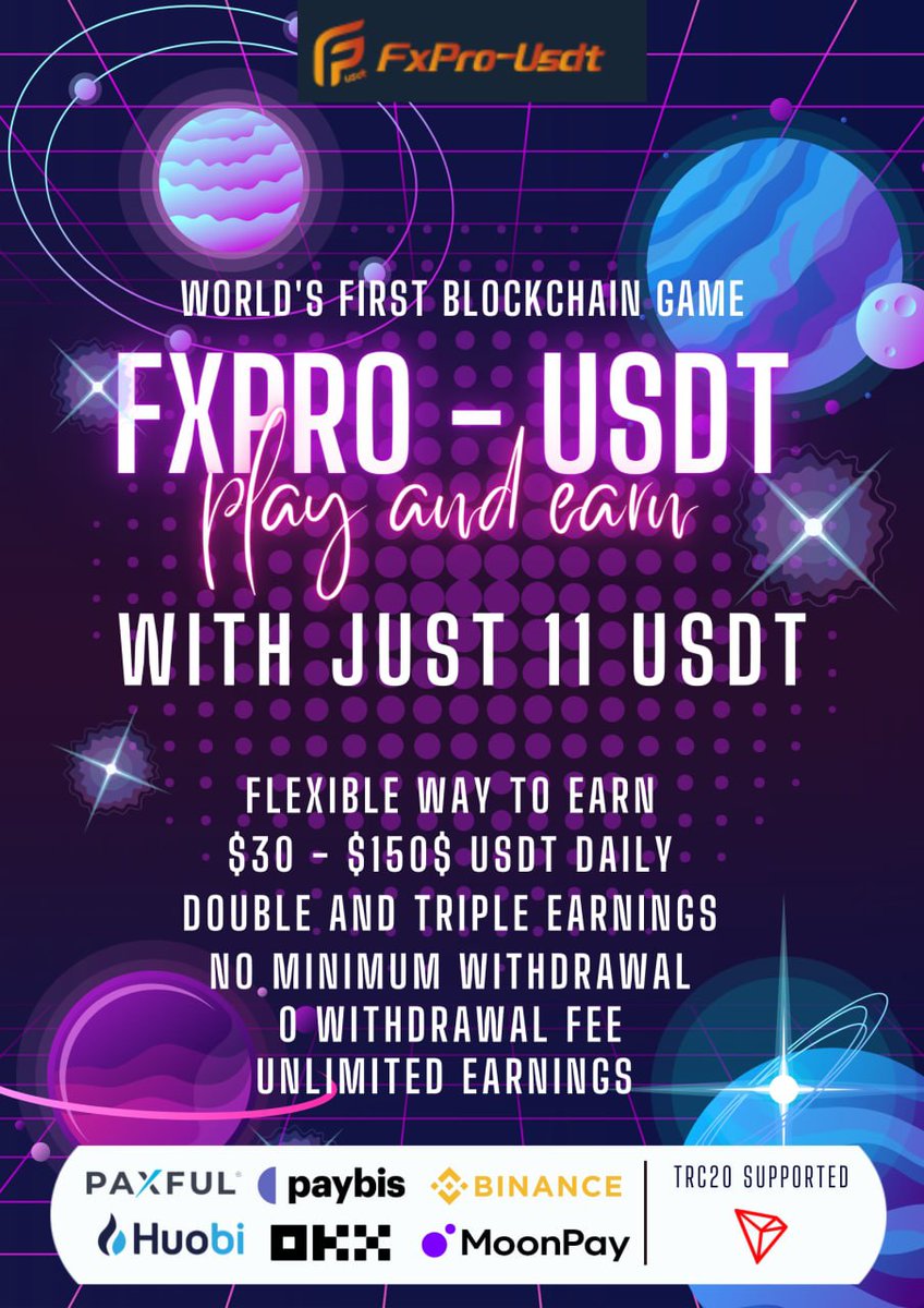 XyrilleLyn's tweet photo. @BinancePk Hello i am Ericarhysk agent at FxPro 
, would you like to join my platform
 where you can earn 30-150$ daily
inbox me!!! https://t.co/Oq3uyMcrRK