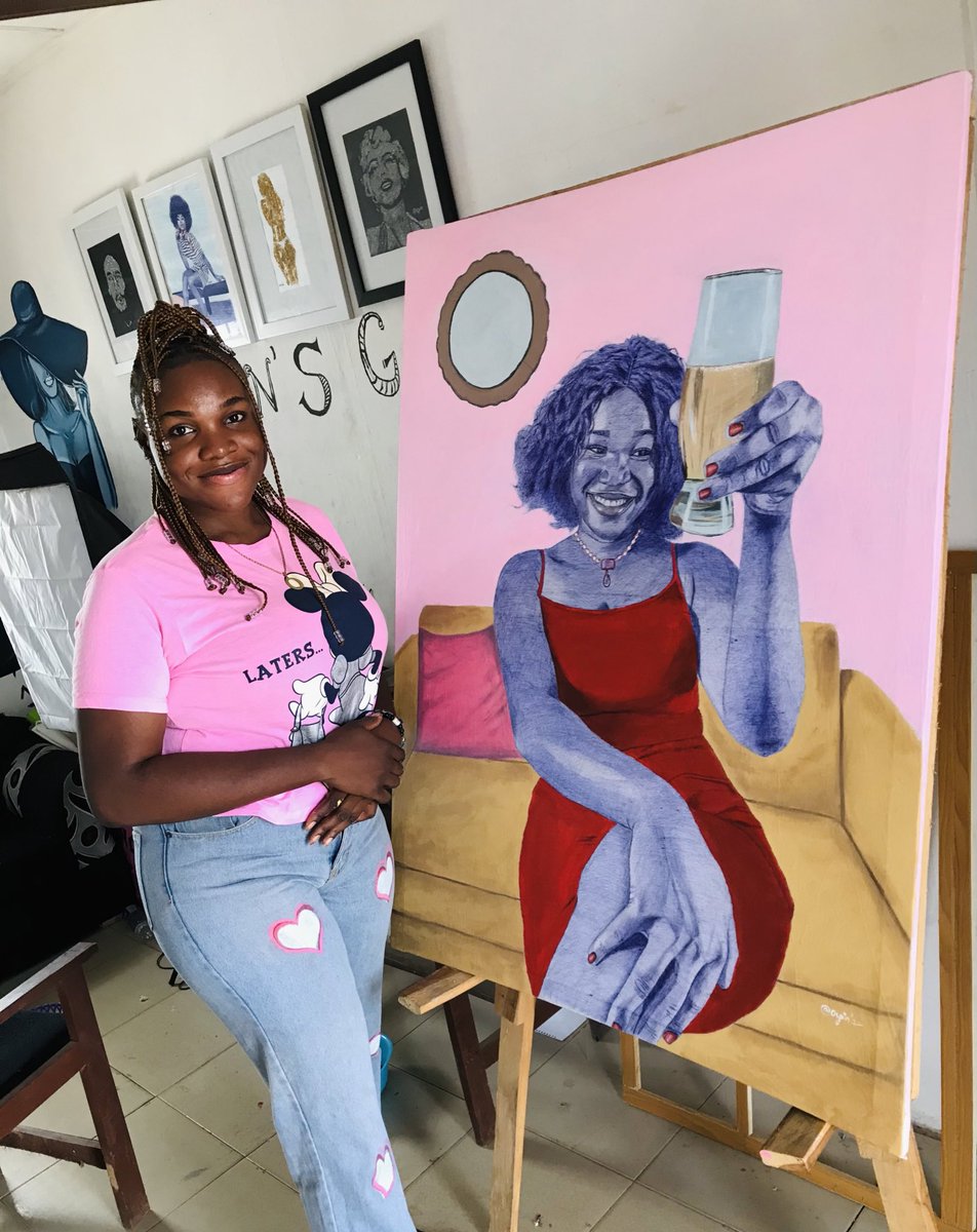 oyindapenaddict's tweet photo. After 176hours of drawing, 
I finally present to you my Art titled: 
TOAST TO A GOOD LIFE.
I hope my art goes viral🙏 https://t.co/N0cCPZjU2z