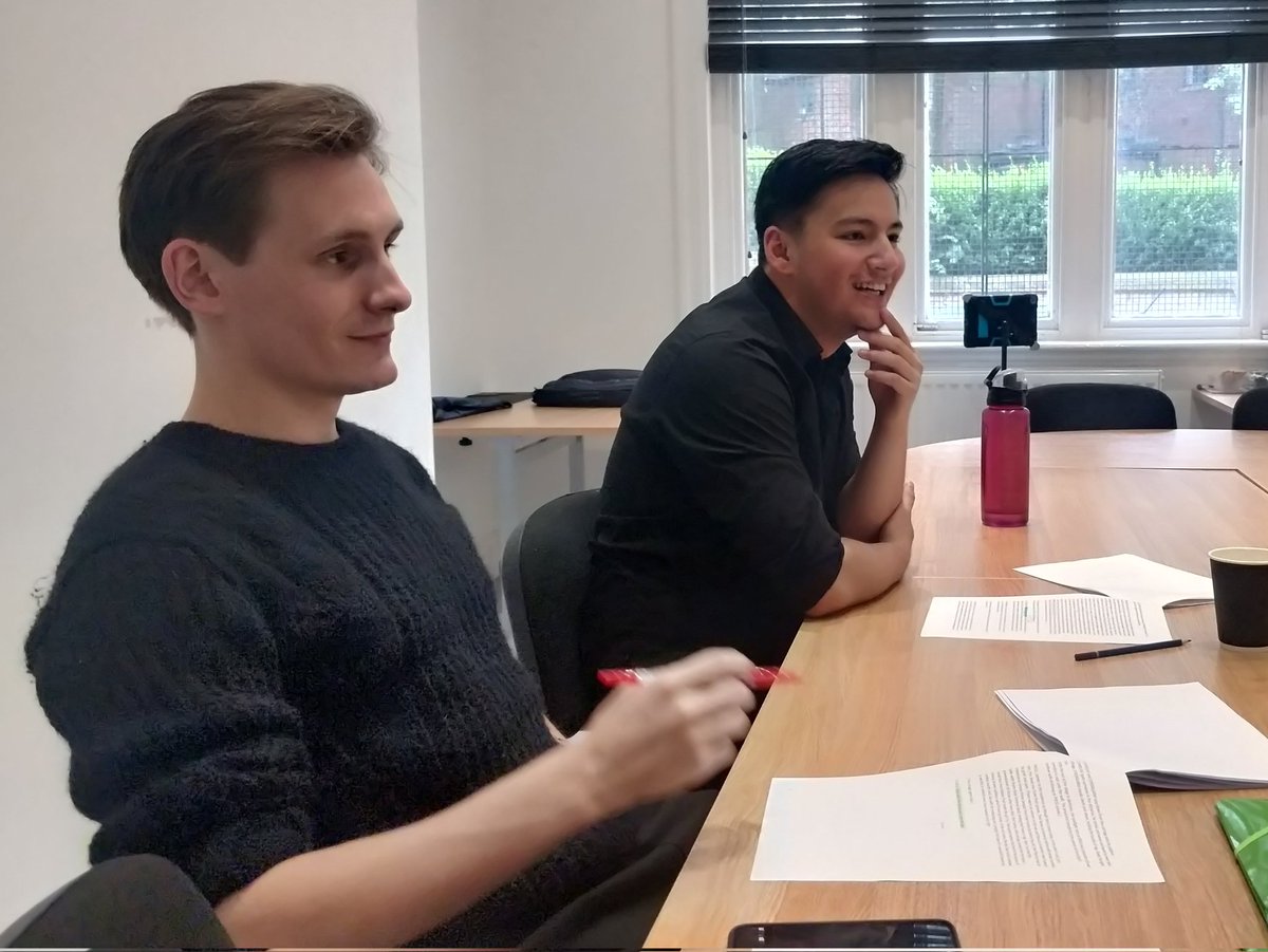 Script_Score's tweet image. A great afternoon working on our latest development project, Homefront. This new short play by Neil West follows 2 soldiers to and from the frontline exploring how war changes everything. Thanks to our fab Development Team for their work on our read through today @theoldcourts