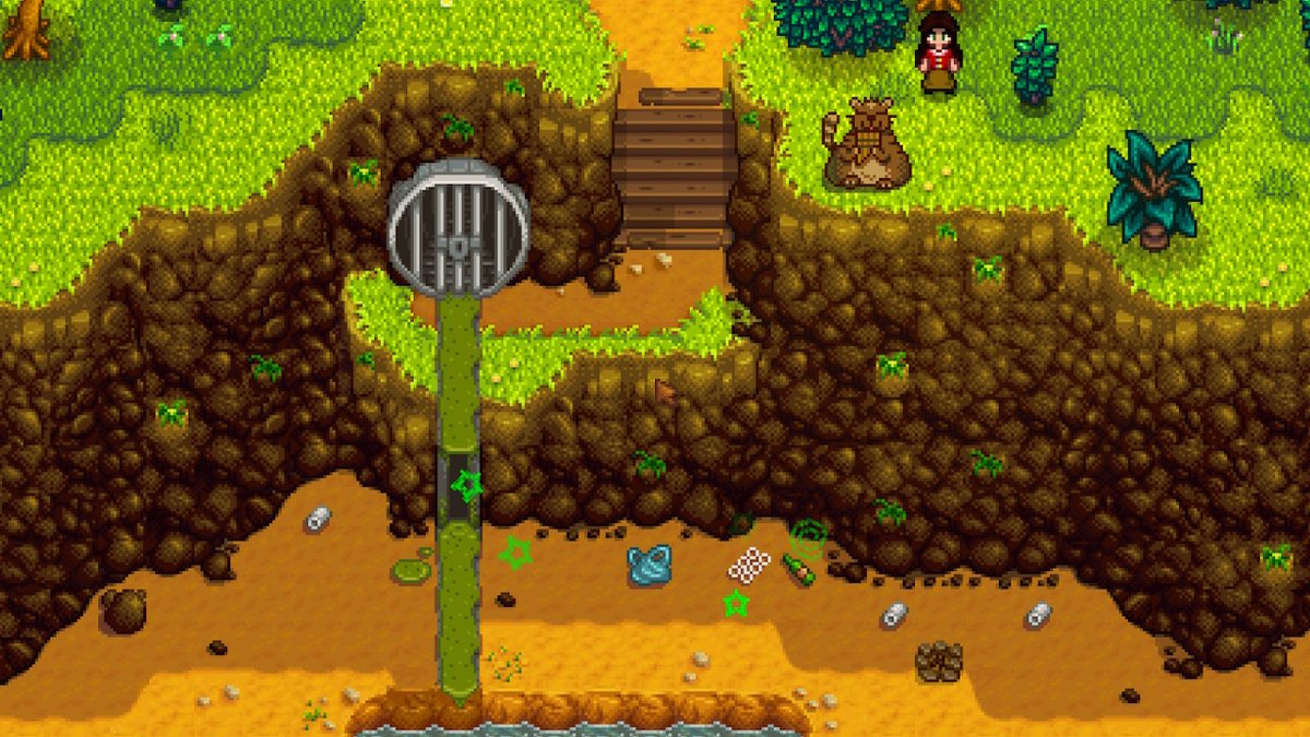 yuriwhore's tweet photo. mr squirrel helping the town #stardewvalley #fatsquirrel #NintendoSwitch https://t.co/cacBjVTYrN