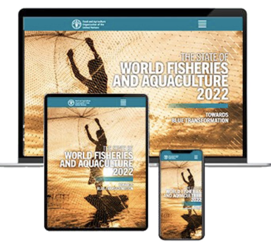 The PowerPoint presentation of the launch of the 2022 @FAOfish State of World Fisheries and Aquaculture Report (SOFIA), launched June 29 at #unoceanconference is downloadable here: fao.org/3/cc0874en/cc0…
