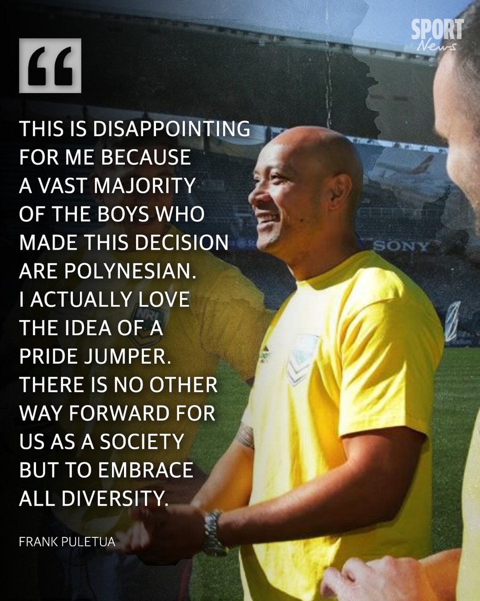 telegraph_sport's tweet photo. Polynesian leader Frank Puletua has expressed his heartbreak and disappointment at the pride jersey fiasco, via @badel_cmail 
STORY: https://t.co/5MY0OWawvD https://t.co/icb9o5XEyq
