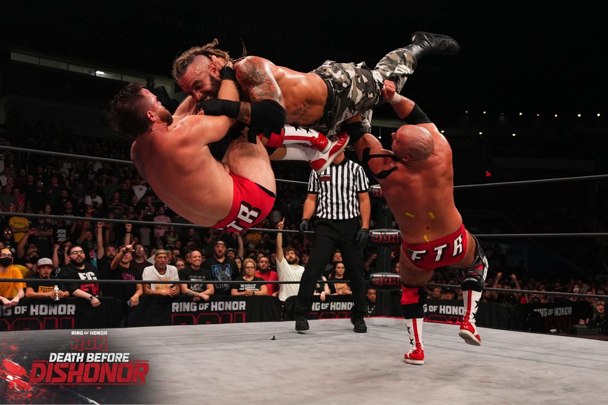 File this one under Instant Classic.

If you haven't watched #FTR vs. #TheBriscoes II at @ringofhonor's #DeathBeforeDishonor PPV yet, order it now on @BleacherReport & @PPV_com/@FiteTV internationally!