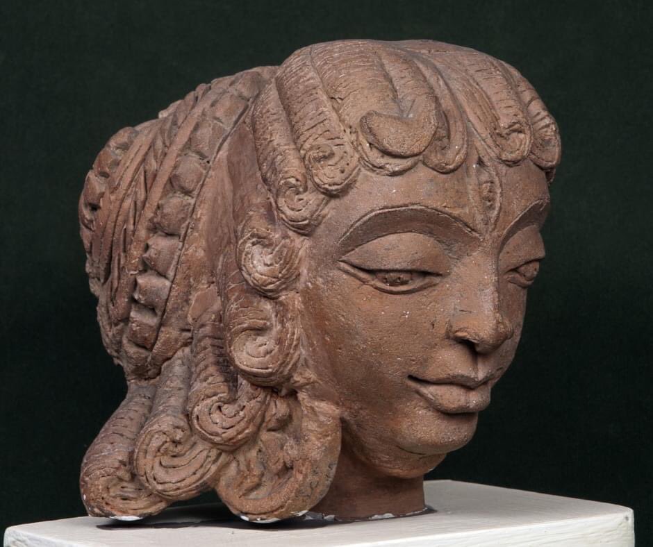 NMnewdelhi's tweet photo. ##ObjectoftheDay
It’s an iconic image of Parvati, a goddess full of compassion and forgiveness.She wears the mark of Shiva on her forehead.
🖼 Parvati I Ahichchhatra, Distt. Bareilly, Uttar Pradesh I Gupta Dynasty I c.450-650 A.D. I Terracotta
#NMCollection https://t.co/MJYyDv8Wbi