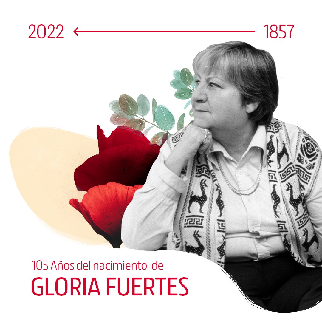 'No basta defender a los explotados, hay que curar al explotador su tisis de egoísmo'. ✒️❤️ 105 Años del nacimiento de #GloriaFuertes