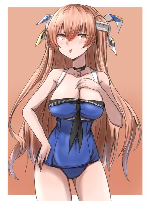 水着ジョンストンちゃん。 