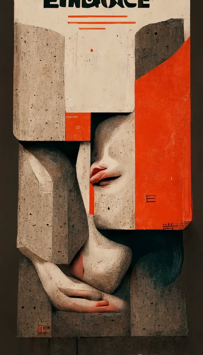 Today: deepen into #love #brutalism #cubism

👉Follow on IG @zeroskillszero

#notart #midjourney #midjourneyai #midjourneyart #generative #generativeart #aiart #art #abstractart #ai #aiartist #contemporaryart #artificialintelligence #artandtechnology #artoftheday #artwork