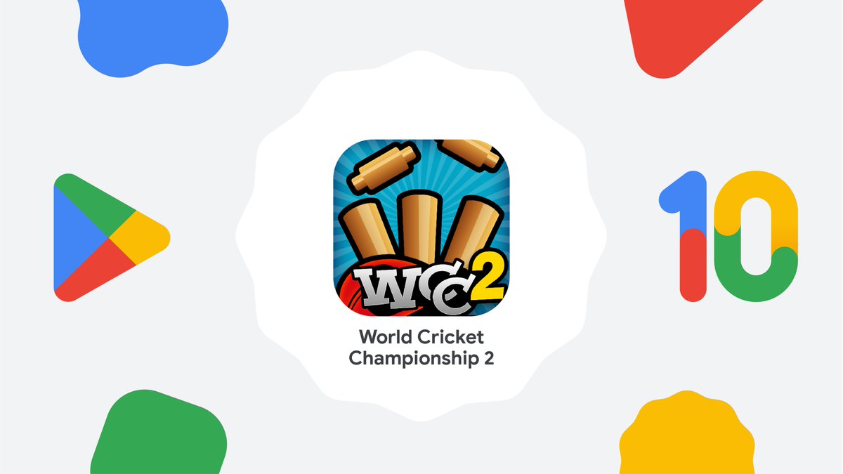 World Cricket Championship 2 is being featured this week to celebrate 10 years of Google Play! Celebrate our game's impact on the industry.

#PlayTurns10 #wcc3 #thebestneverrest #wcc2