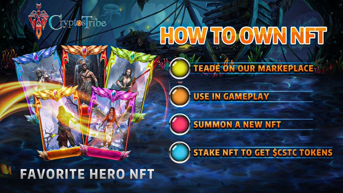 Hey Fam..
We are happy to announce the launch of the <a href="/CryptosTribe/">CryptosTribe</a> Ecosystem 📢

1. Open the mysterious treasure chest to draw rare #NFT heroes

2. Open agricultural pledge

⏰ Launch time:
July 27, 2022 13:00 UTC

💎 $CSTC address: 0x78F1a611cceba2fF17EA53570DBee7D43629E8bc
