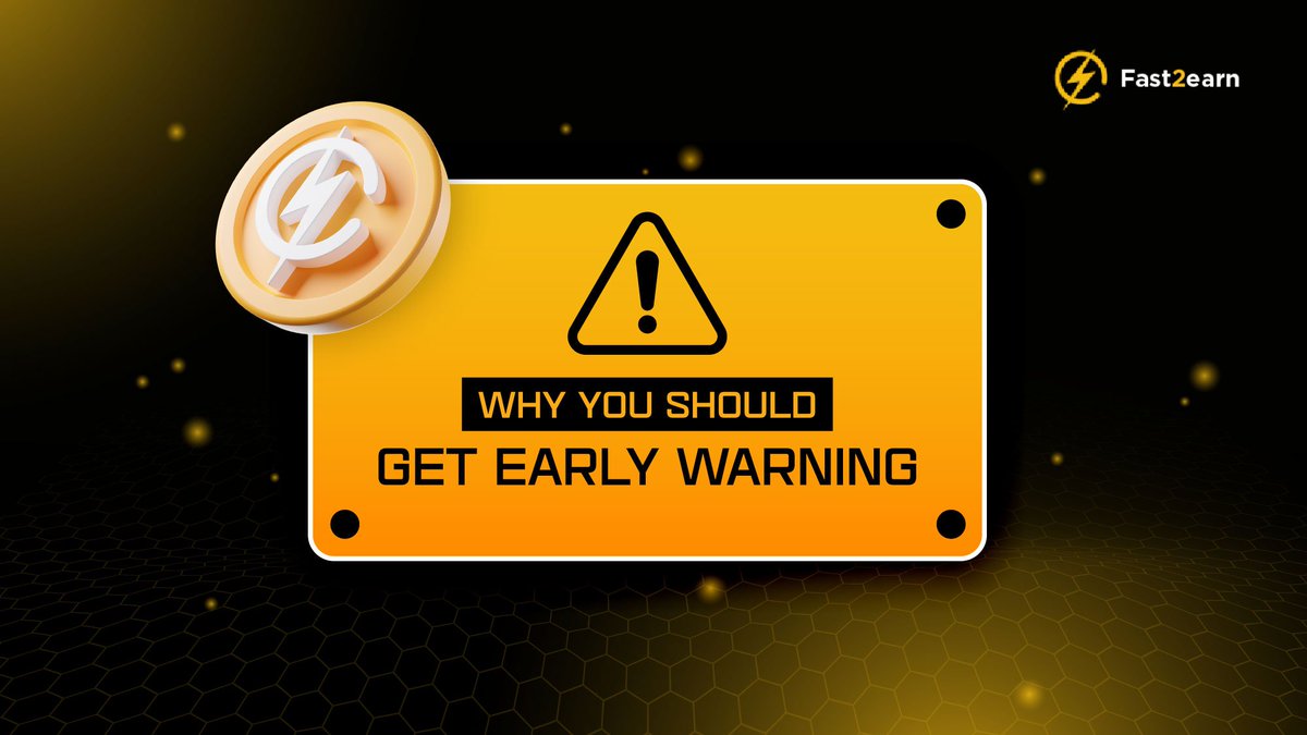 WHY YOU SHOULD GET EARLY WARNING ⁉️

✅ We understand your frustration at not keeping up with the market and that's why we have faster alerts. This way you will never miss your target price again!

👉 Join us now:  t.me/Coinmarketcap_…

#fast2earnapp