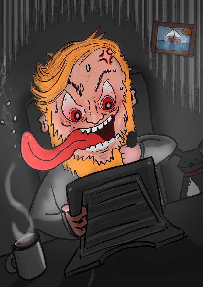 rustysartwork's tweet image. Drawing like a mad man #rustysartworkemporium