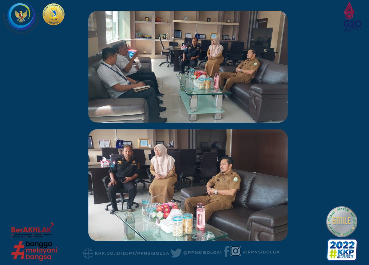 ppnsibolga1's tweet photo. #SahabatBahari
Kalabuh PPN Sibolga dan Subkoor Kesyahbandaran melakukan koordinasi Sertifikat Kelaikan Kapal Perikanan ke Dinas Kelautan Perikanan Prov Aceh
@saktitrenggono  @kkpgoid  @djpt_kkp  @DitPSDI 
#KKPAccelerate
#KKPGOID
#MENTERIKKP
#SAKTIWAHYUTRENGGONO
#BanggaJadiNelayan https://t.co/ojR4g6EZv8