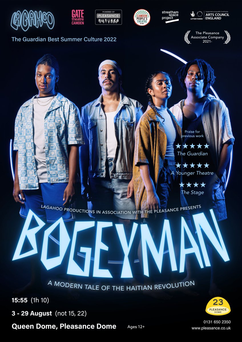 Lagahoo Productions (@lagahootheatre) on Twitter photo 🔥🔥 POSTER DROPPPP 🔥🔥
Cannot get over our STUNNING new poster for #BOGEYMAN - dropping this Fri 29th at <a href="/CamdenPT/">Camden People's Theatre</a> (tix are flying!) and 3-29th Aug at <a href="/ThePleasance/">Pleasance</a> Fringe! 💀
<a href="/izzyrendell/">izzy</a> & <a href="/MrAlexBrenner/">Alex Brenner</a> are complete WIZARDS 🔥🔥 POSTER DROPPPP 🔥🔥
Cannot get over our STUNNING new poster for #BOGEYMAN - dropping this Fri 29th at <a href="/CamdenPT/">Camden People's Theatre</a> (tix are flying!) and 3-29th Aug at <a href="/ThePleasance/">Pleasance</a> Fringe! 💀
<a href="/izzyrendell/">izzy</a> & <a href="/MrAlexBrenner/">Alex Brenner</a> are complete WIZARDS