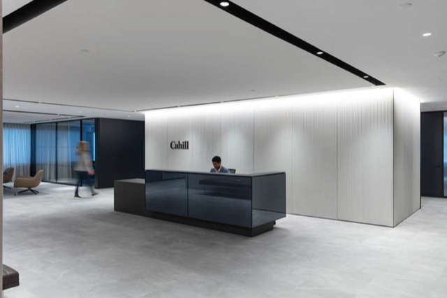 UrbanMiningInd's tweet photo. Check out GET REAL SURFACES' Ultra High Performance Concrete Fluted Panels manufactured with Pozzotive® for Cahill’s New York office. https://t.co/CyIOUtwGCt