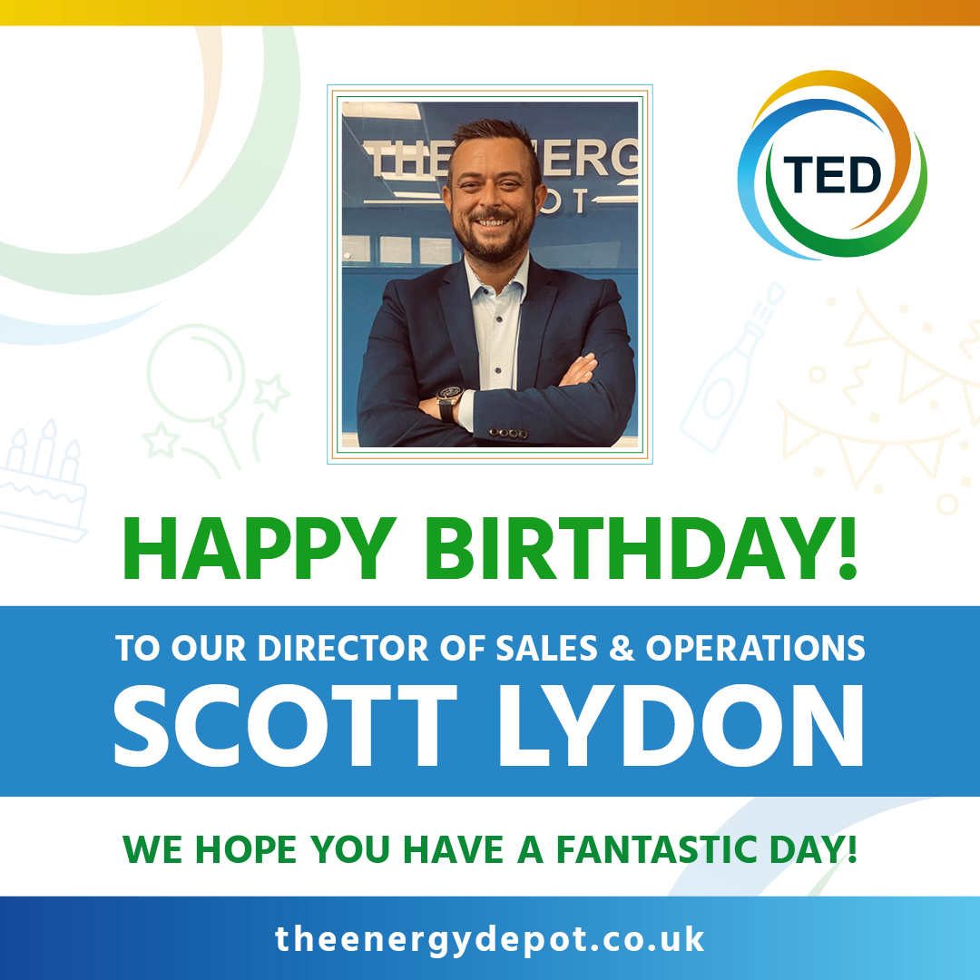 _NextGenEco's tweet photo. A very happy birthday to our Director of Sales &amp; Operations, Scott Lydon! 🥳

Our founder Scott had a dream to change how energy consultants operate, and he's doing an amazing job of it 😁😁

All of us at The Energy Depot hope you have an excellent day! 🎂 https://t.co/Gtbaltmgij