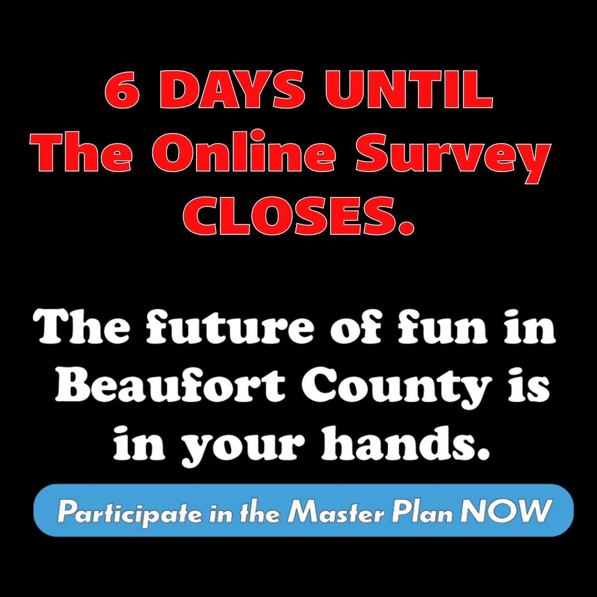 BCParksAndRec's tweet image. ☺️☺️☺️A 15-minute survey is an easy investment in the future of facilities and programming☺️☺️☺️. Don't miss your chance to be HEARD! Go to playbeaufortcounty.com
