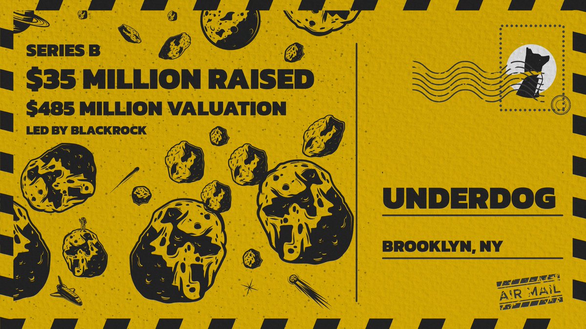 BREAKING

Underdog has raised $35,000,000 in Series B funding led by BlackRock

Underdog is now valued at $485,000,000