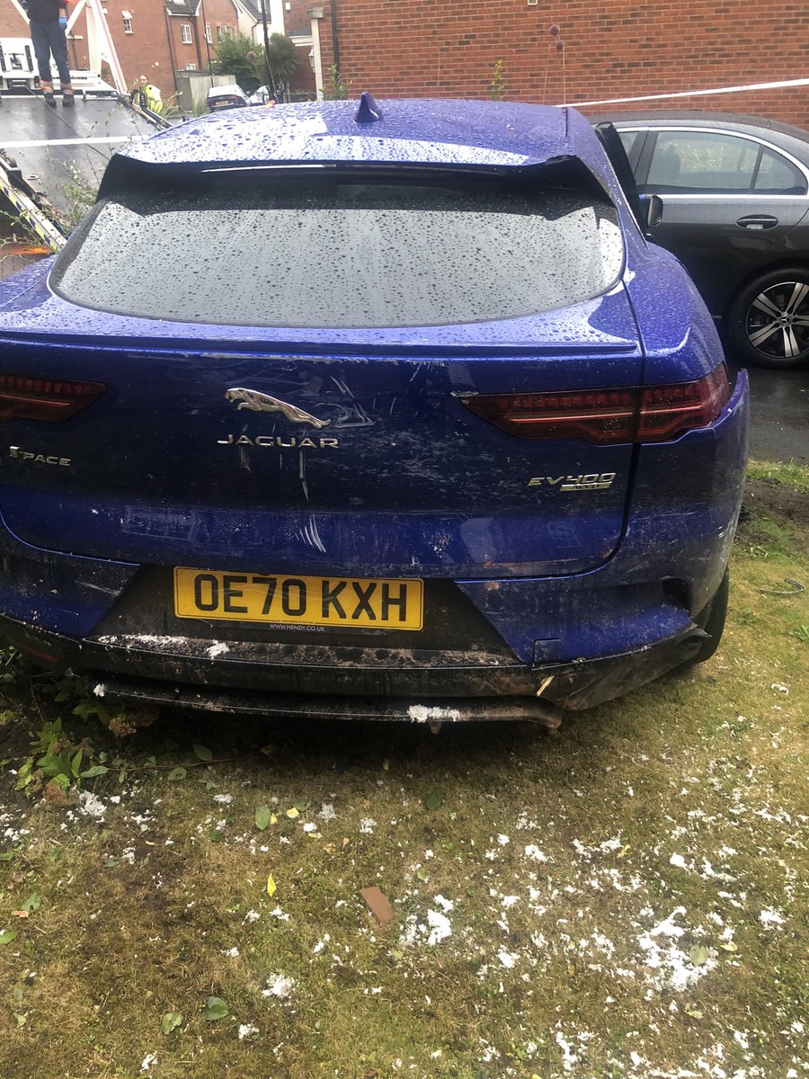 MustaphaKamalPa's tweet photo. @JaguarUK CEO Thierry Bollore has been emailed but no reply via email. This is not driver error, SUA all the way. Wrote of my car, the neighbours car and caused extensive damage to the neighbours house. Reg: OE70KXH. If you have one of these vehicles, it may need looking at. https://t.co/T581nmUcg3