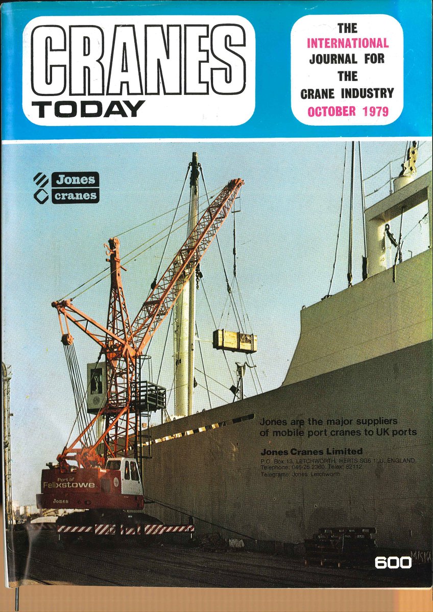 Cranes Today is was launched in 1973, 20 years before any similar title. This November, we celebrate our 50th anniversary. To mark our golden anniversary, we are raiding the Cranes Today archives... here's a classic cover from 1979...
#GetInvolved 
#goldenanniversary
#archives