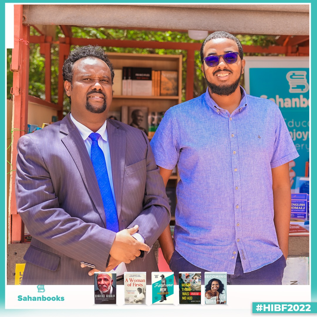 Sahanbooks at Hargeisa International book fair.

Director-General of ministry of foreign affairs and international cooperation <a href="/MDuale1/">Mohamed Abdilahi Duale</a> Mr. Mohamed Abdilahi Duale 

#HIBF2022
