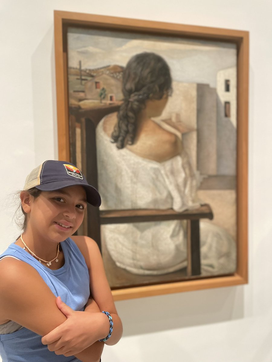 NavarreteKarla's tweet photo. As an art masterpiece volunteer for years at my kids Elem. School, seeing Picasso, Dali, Miro in person is the greatest, specially when your kids remember you teaching them! #art #learningwithart #museum #Madrid https://t.co/uXZJnJAle6