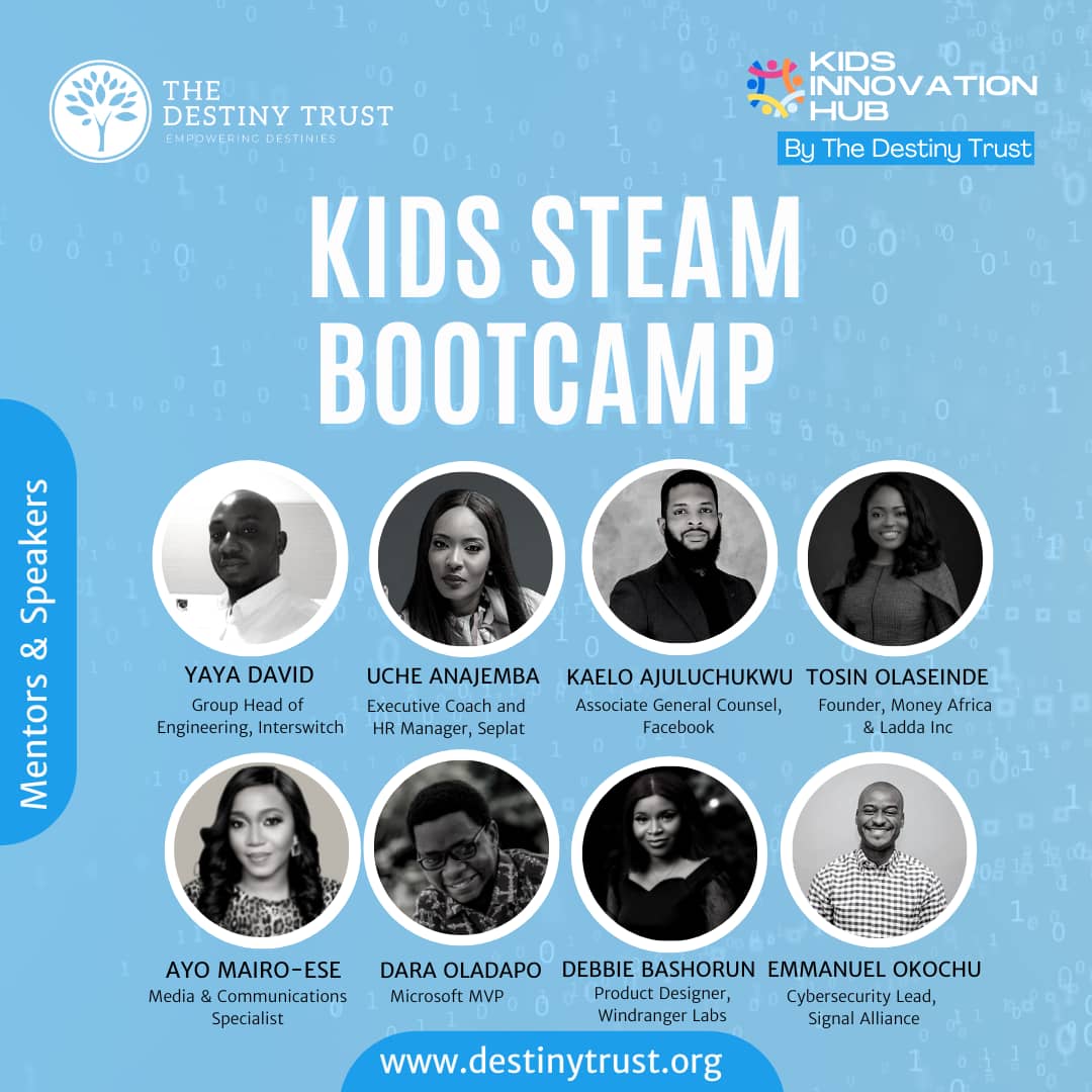 KidsInnovation1's tweet photo. Meet our super amazing Mentors &amp; Speakers at the Kids STEAM Bootcamp. Because children deserve our very best, we are bringing together some of the finest leaders to inspire them to take hold of the future. The 8 sessions are about #tech, life skills, tech trends, opportunities https://t.co/pzJa7xwY0V