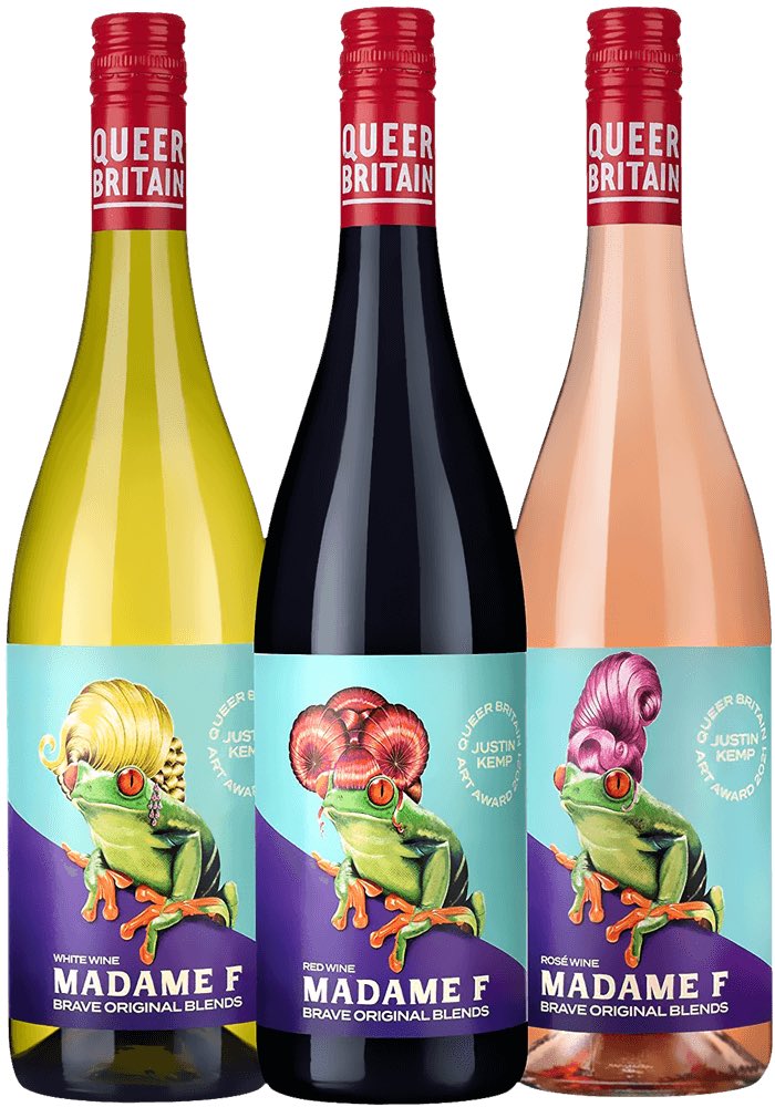 Winedetector's tweet photo. Le bizzarre creature di Queer Britain in labels-parade. #naming #packaging #winedesign #wow #etichettevino #wineoneway #vino https://t.co/0yAi9xHRbz