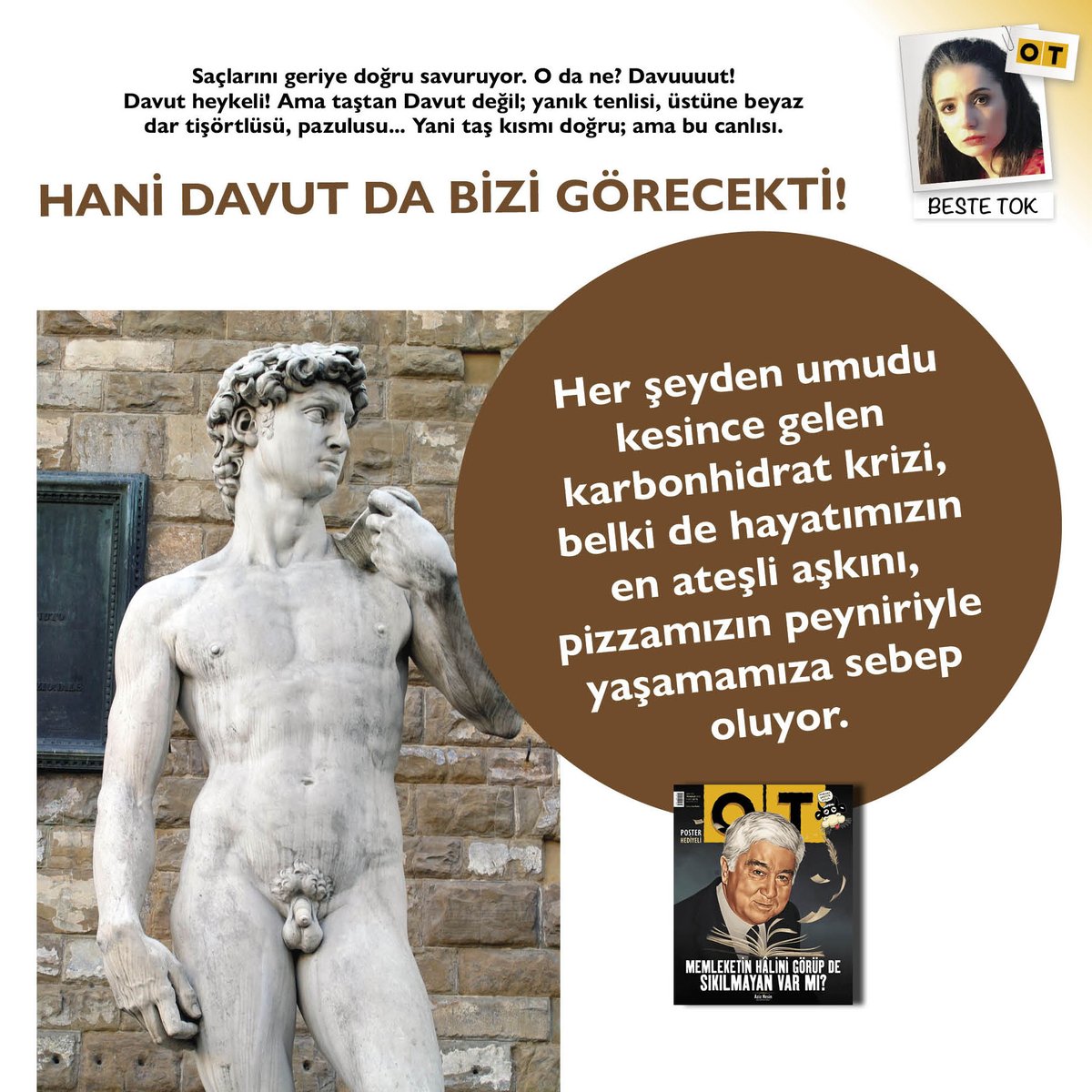 otdergi's tweet photo. Her şeyden umudu kesince gelen karbonhidrat krizi, belki de hayatımızın en ateşli aşkını, pizzamızın peyniriyle yaşamamıza sebep oluyor. #BesteTok 📝 #OTdergi #Temmuz sayımızdan... https://t.co/9J7KwFiKWr