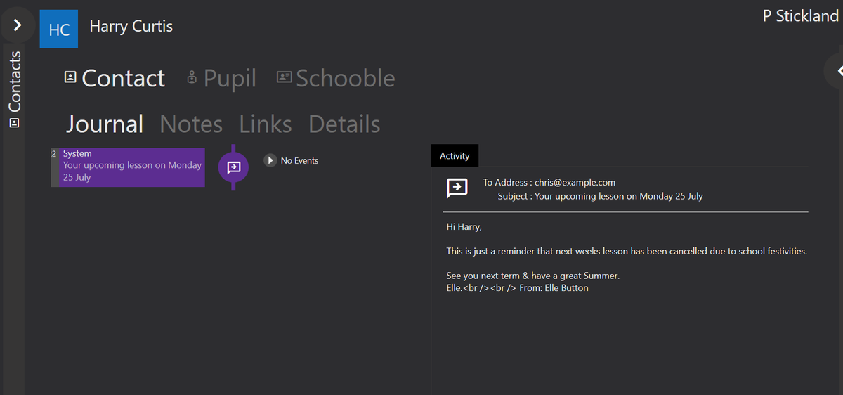 ParitorSoftware's tweet image. Tip Tuesday 🔎

Access &amp;amp; review messages sent by your teachers in the Portal. You can do this via the Journal tab on their Teacher record in Xperios. You can see who the message was to, when it was sent, and what it said ✉️

#tuitionadministrationsoftware #Xperioscan #securecomms