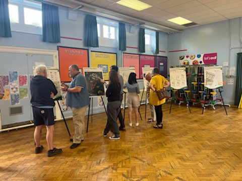jtp_placemaking's tweet image. Great to welcome local residents to view the Weyside Urban Village Phase 1 Exhibition last Friday which included the story &amp;amp; process of how the #NationalModelDesignCode Pilot Programme influenced the proposals for the project.