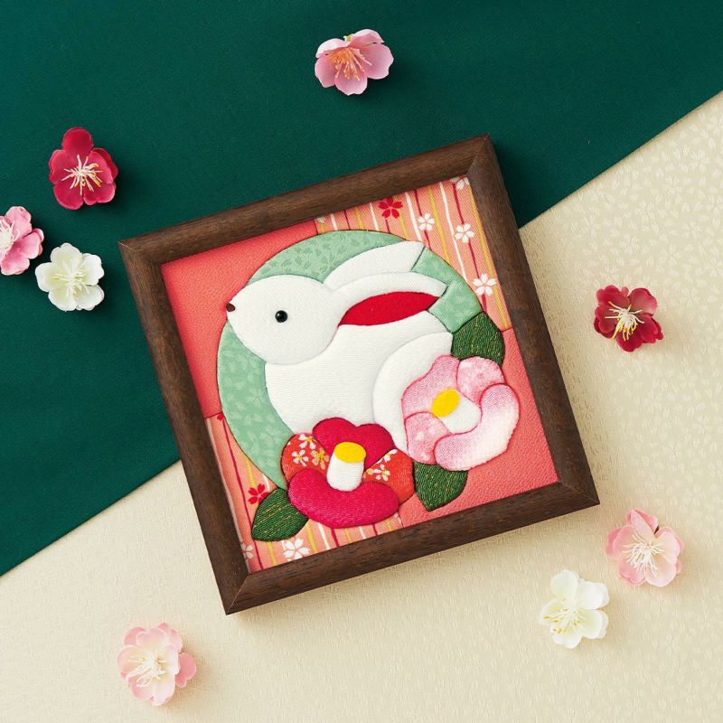 きめこみパッチワーク(季節の花)