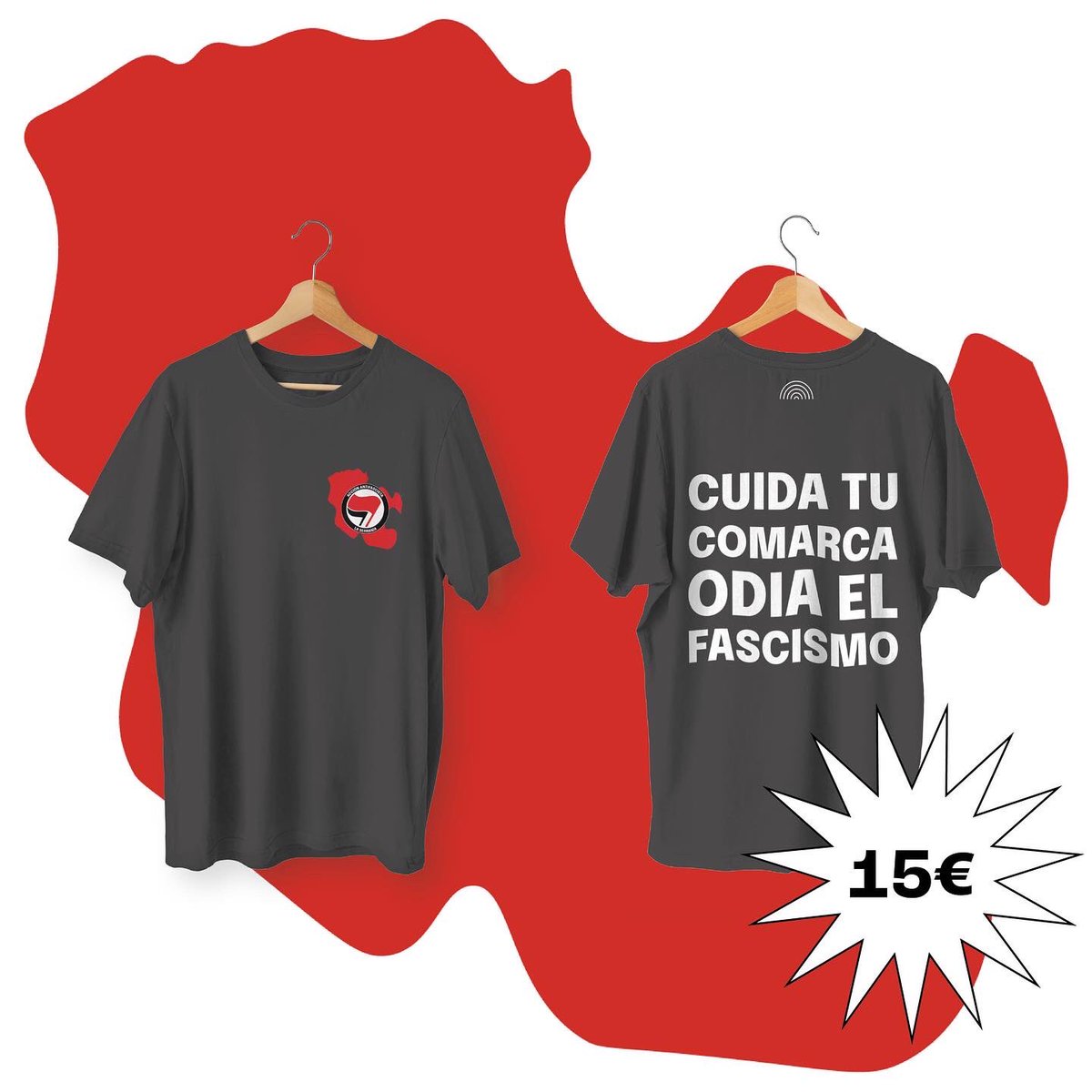 Ponemos a la venta estas camisetas con el fin de crear una estructura para la asamblea. Puedes encargar la tuya enviando un mensaje directo en cualquiera de nuestros canales, incluido email labrandovillar@gmail.com indicando nombre, teléfono, talla y color.
