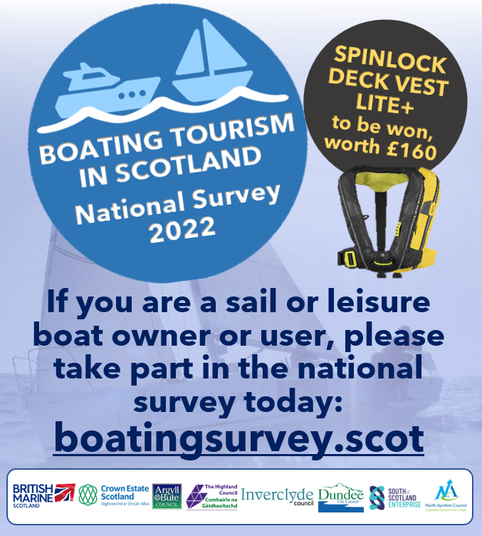 British Marine Scotland have commissioned series of surveys of boat owners and users, marina and harbour operators, and charter operators. 
The marina/harbour/mooring operator survey here - online1.snapsurveys.com/boatingoperato…
The charter hire operator survey here - online1.snapsurveys.com/charteroperato…