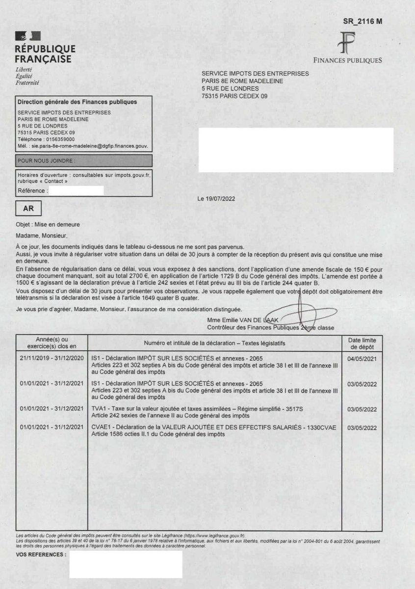 ALefilef's tweet photo. @ComptaClementin Quand tu utilises @ComptaClementin, c'est tout plein de pépins. Aucune déclaration faite depuis 2020 et tu peux relancer autant que tu veux, ce n'est toujours pas fait. https://t.co/Ts7LJzeMNB