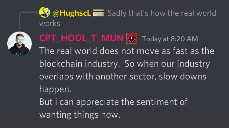 SafemoonWarrior's tweet photo. #SafeMoon CEO says slowdowns occur when the blockchain industry overlaps with another industry. https://t.co/nIVGiaoMTf