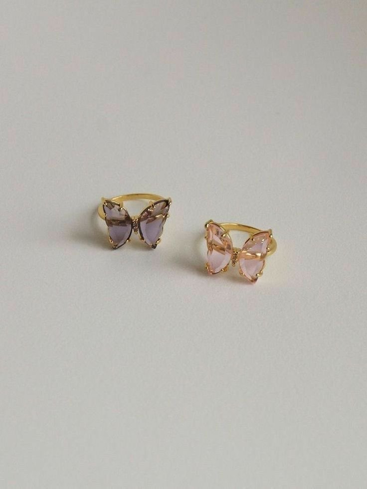 colorful butterfly rings 🦋🌷